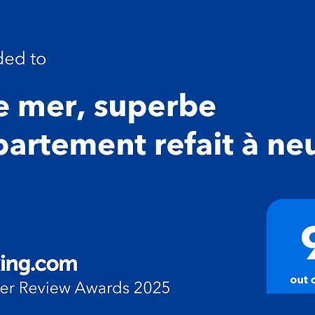 Vue Mer, Superbe Avec Terrasse! *